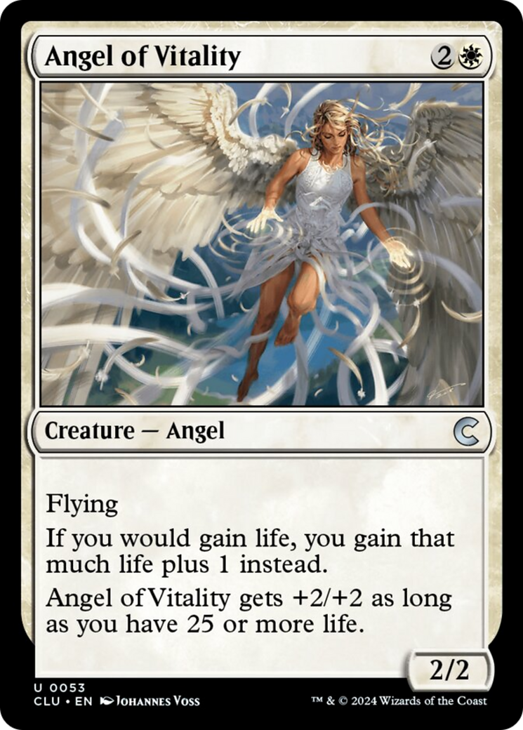 Angel of Vitality (CLU-053) - Ravnica: Clue Edition [Uncommon]