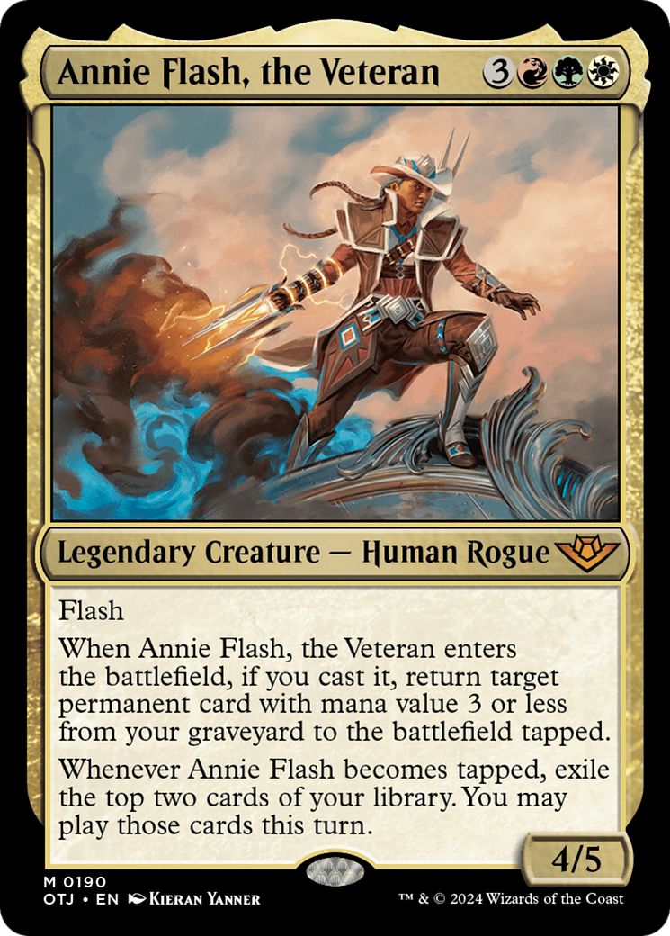 Annie Flash, the Veteran (OTJ-190) - Outlaws of Thunder Junction [Mythic]