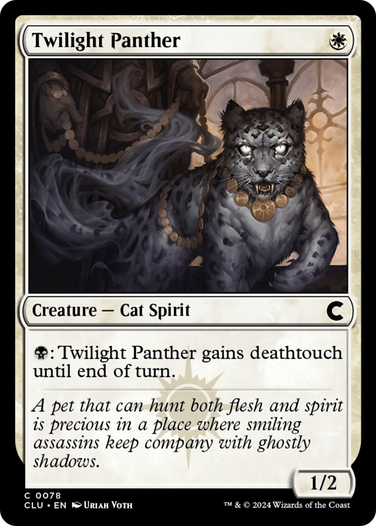 Twilight Panther (CLU-078) - Ravnica: Clue Edition [Common]