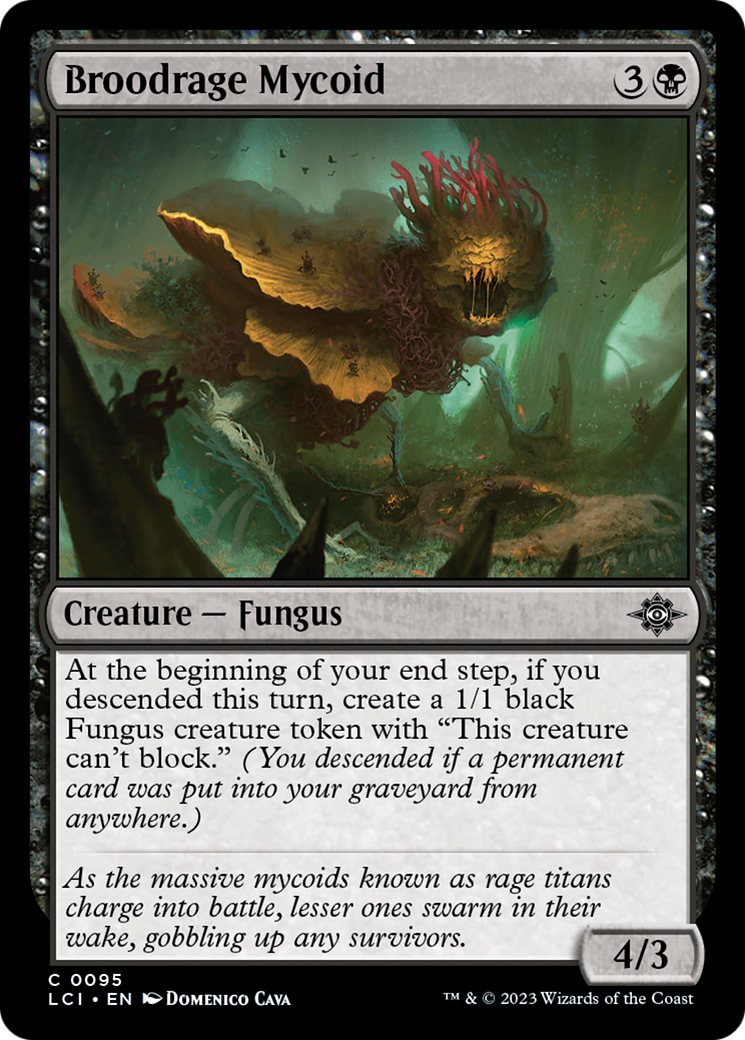 Broodrage Mycoid (LCI-095) - The Lost Caverns of Ixalan [Common]