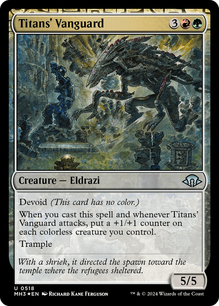 Titans' Vanguard (MH3-518) - Modern Horizons 3 Foil [Uncommon]