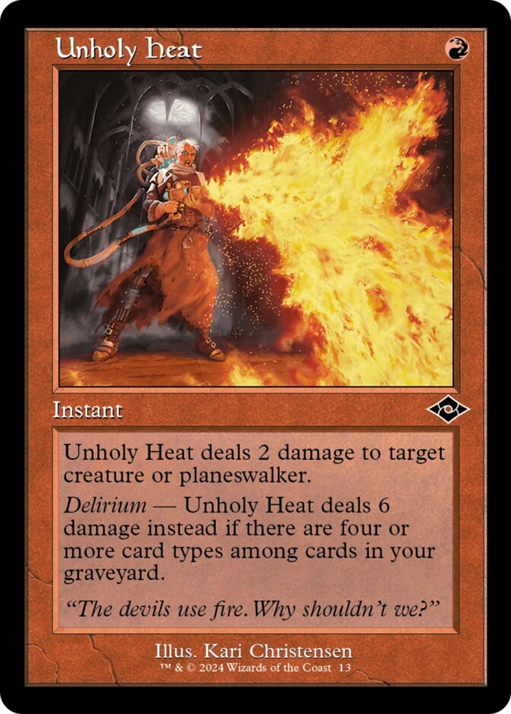 Unholy Heat (H2R-013) - Modern Horizons 2 Timeshifts [Common]