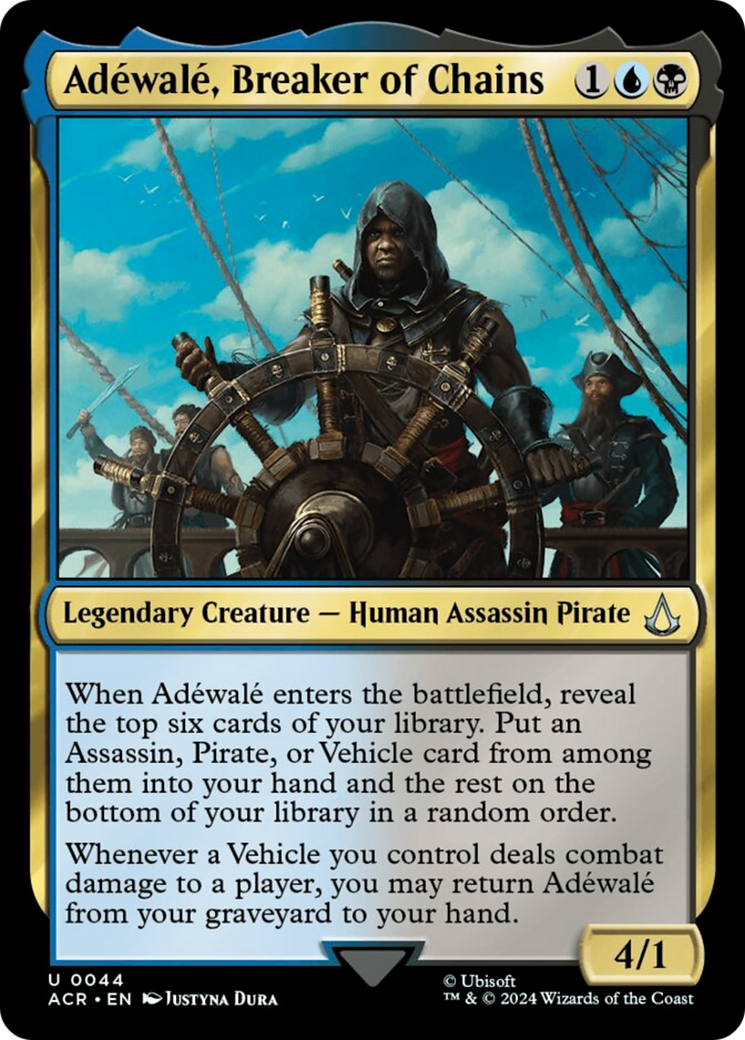 Adéwalé, Breaker of Chains (ACR-044) - Assassin's Creed [Uncommon]