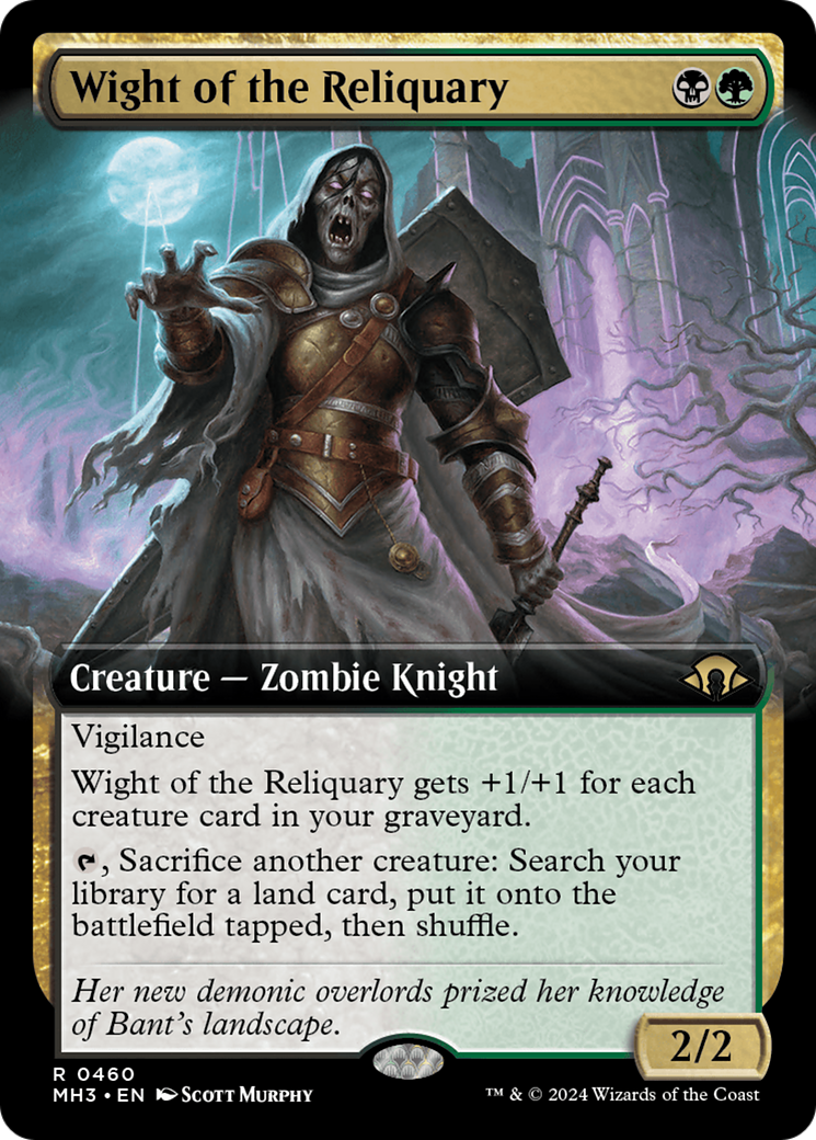 Wight of the Reliquary (MH3-460) - Modern Horizons 3: (Extended Art) [Rare]