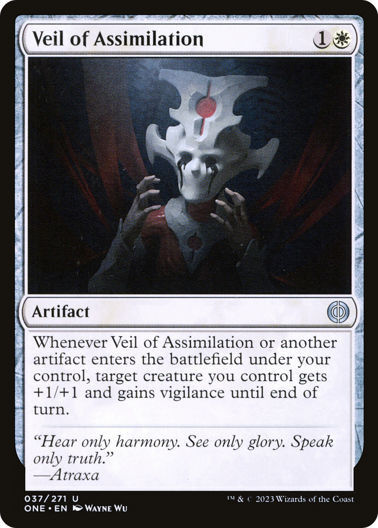 Veil of Assimilation (ONE-037) - Phyrexia: All Will Be One [Uncommon]