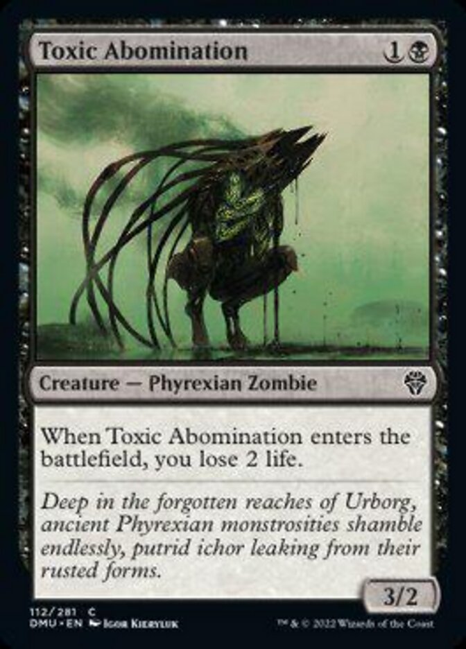 Toxic Abomination (DMU-112) - Dominaria United [Common]