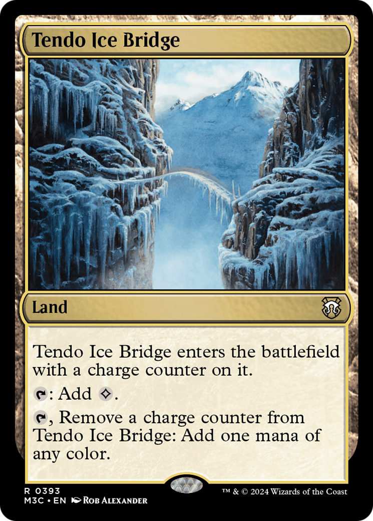 Tendo Ice Bridge (M3C-393) - Modern Horizons 3 Commander [Rare]