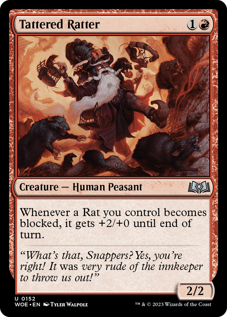 Tattered Ratter (WOE-152) - Wilds of Eldraine [Uncommon]