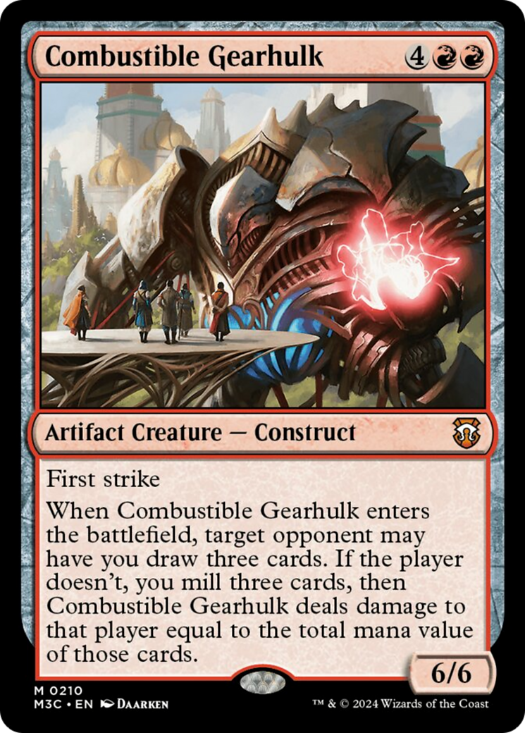 Combustible Gearhulk (M3C-210) - Modern Horizons 3 Commander Foil [Mythic]