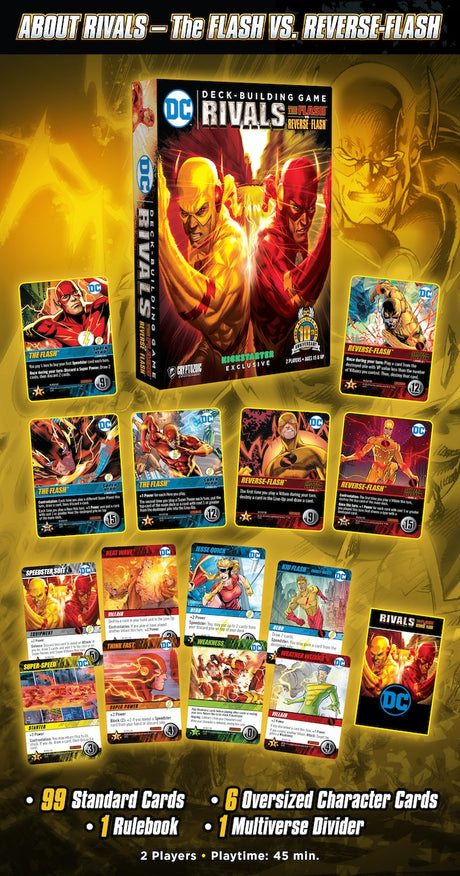 DC Deck-Building Game: Rivals – The Flash vs Reverse-Flash (Kickstarter Edition)