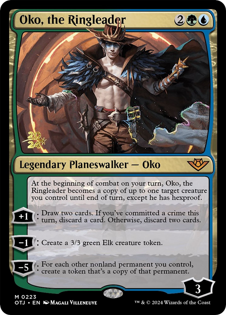 Oko, the Ringleader (POTJ-223S) - Outlaws of Thunder Junction Promos Foil [Mythic]