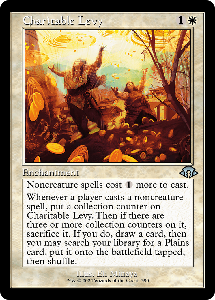 Charitable Levy (MH3-390) - Modern Horizons 3 [Uncommon] Retro Frame