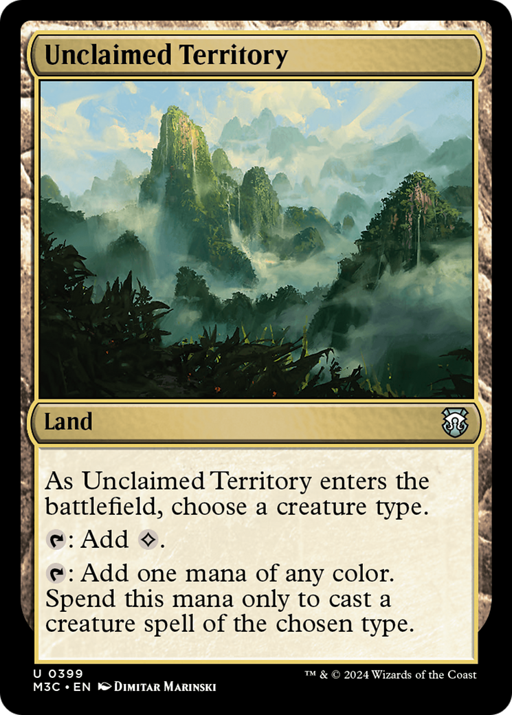 Unclaimed Territory (M3C-399) - Modern Horizons 3 Commander [Uncommon]