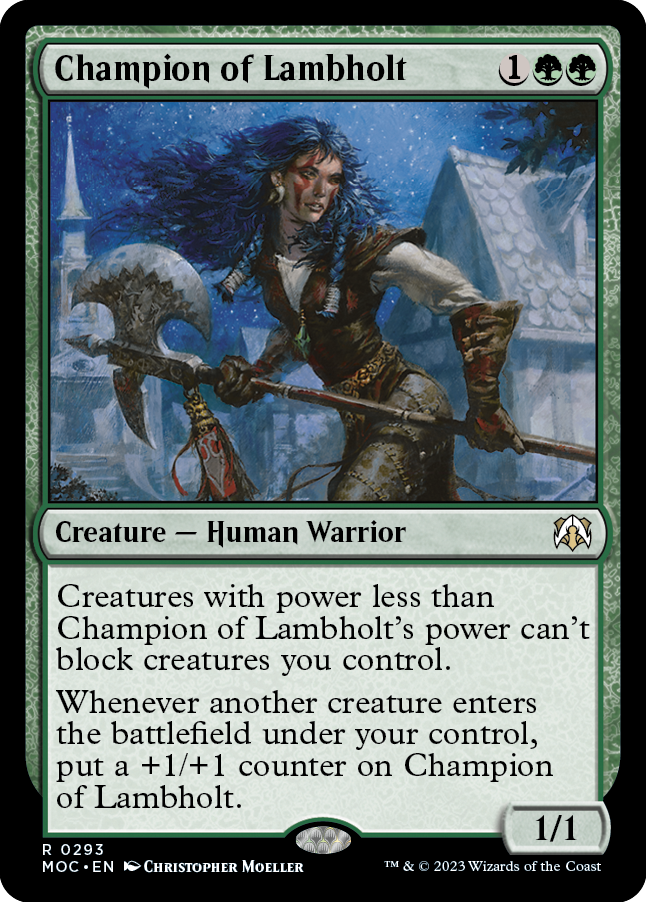 Champion of Lambholt (MOC-293) - March of the Machine Commander [Rare]