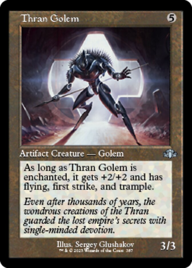 Thran Golem (DMR-387) - Dominaria Remastered [Uncommon]