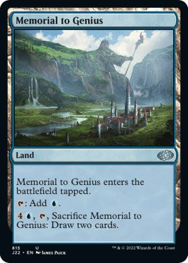 Memorial to Genius (J22-815) - Jumpstart 2022 [Uncommon]