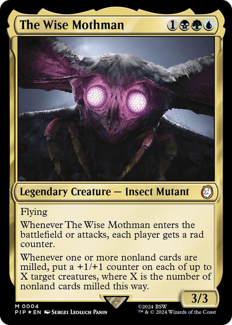 The Wise Mothman (PIP-004) - Fallout Foil [Mythic]