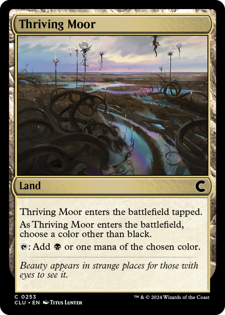 Thriving Moor (CLU-253) - Ravnica: Clue Edition [Common]