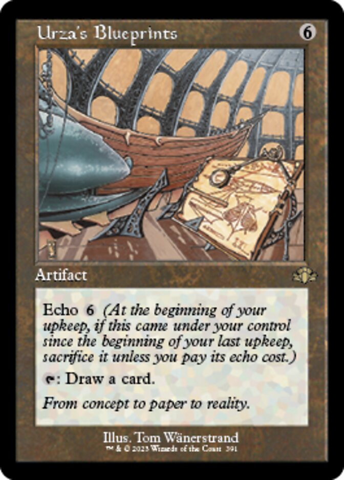 Urza's Blueprints (DMR-391) - Dominaria Remastered [Rare]