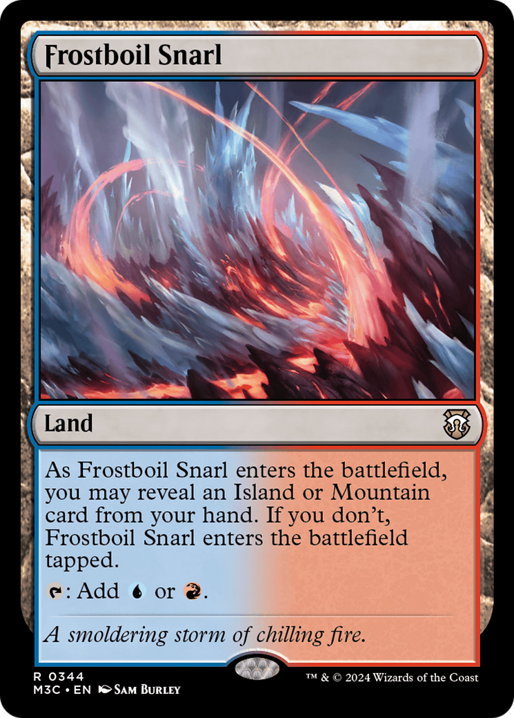 Frostboil Snarl (M3C-334) - Modern Horizons 3 Commander Foil [Rare]