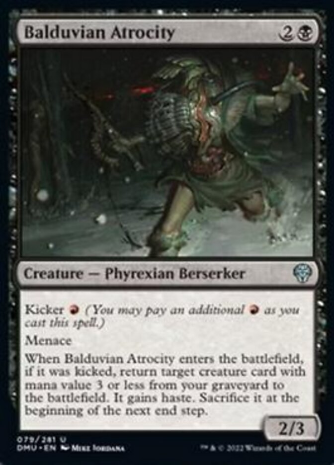 Balduvian Atrocity (DMU-079) - Dominaria United [Uncommon]