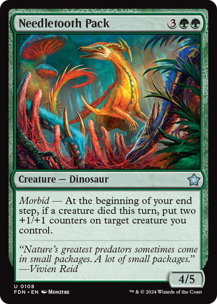 Needletooth Pack (FDN-108) - Foundations Foil [Uncommon]