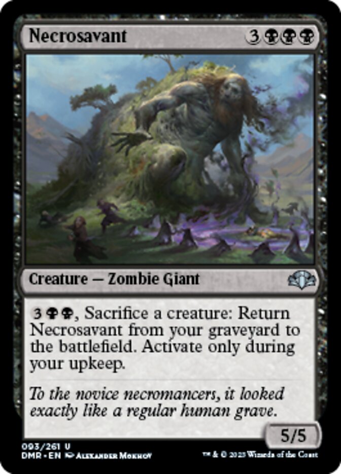 Necrosavant (DMR-093) - Dominaria Remastered [Uncommon]