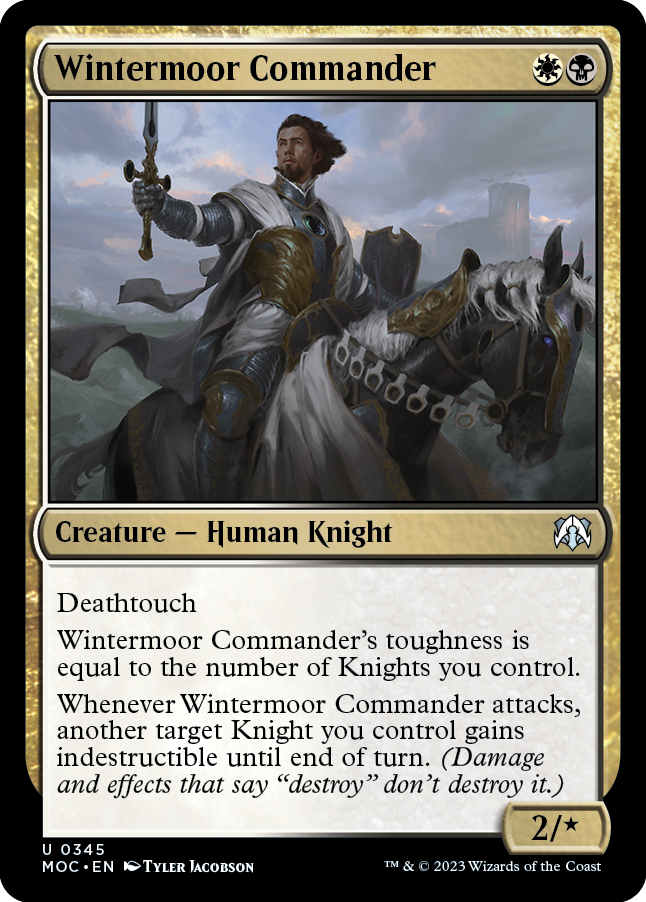 Wintermoor Commander (MOC-345) - March of the Machine Commander [Uncommon]