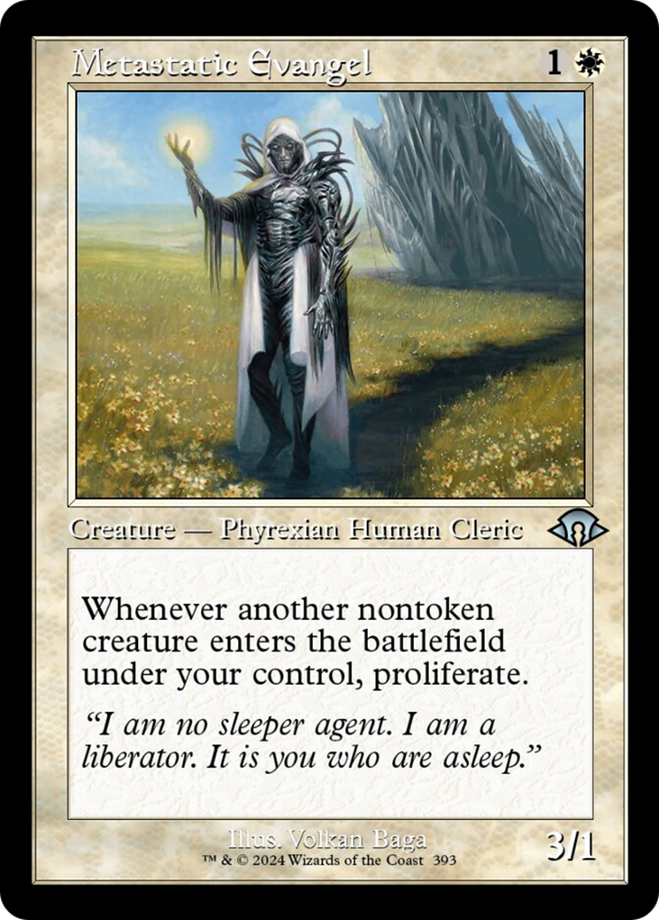 Metastatic Evangel (MH3-393) - Modern Horizons 3 [Uncommon] Retro Frame