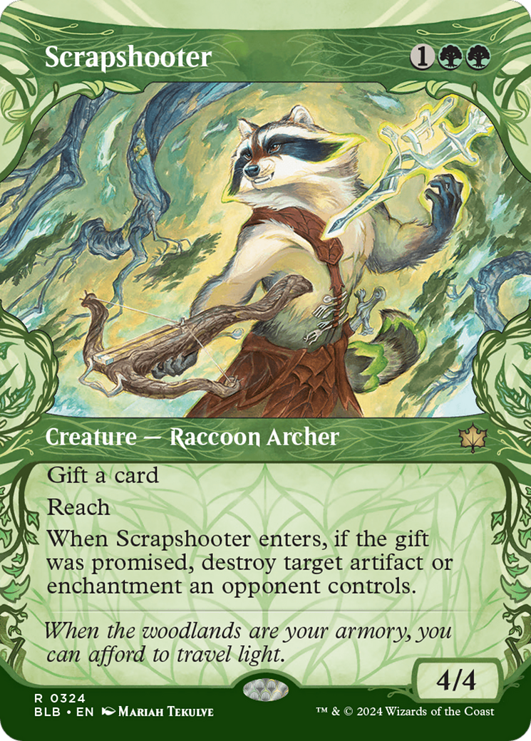 Scrapshooter (BLB-324) - Bloomburrow: (Showcase) Foil [Rare]