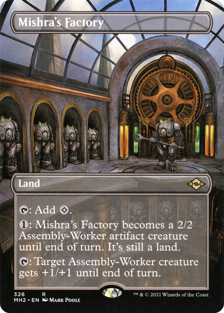 Mishra's Factory (MH2-326) - Modern Horizons 2 (Borderless) [Rare]