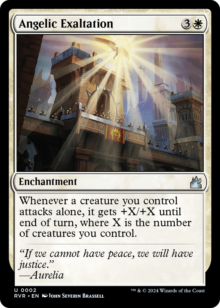 Angelic Exaltation (RVR-002) - Ravnica Remastered [Uncommon]