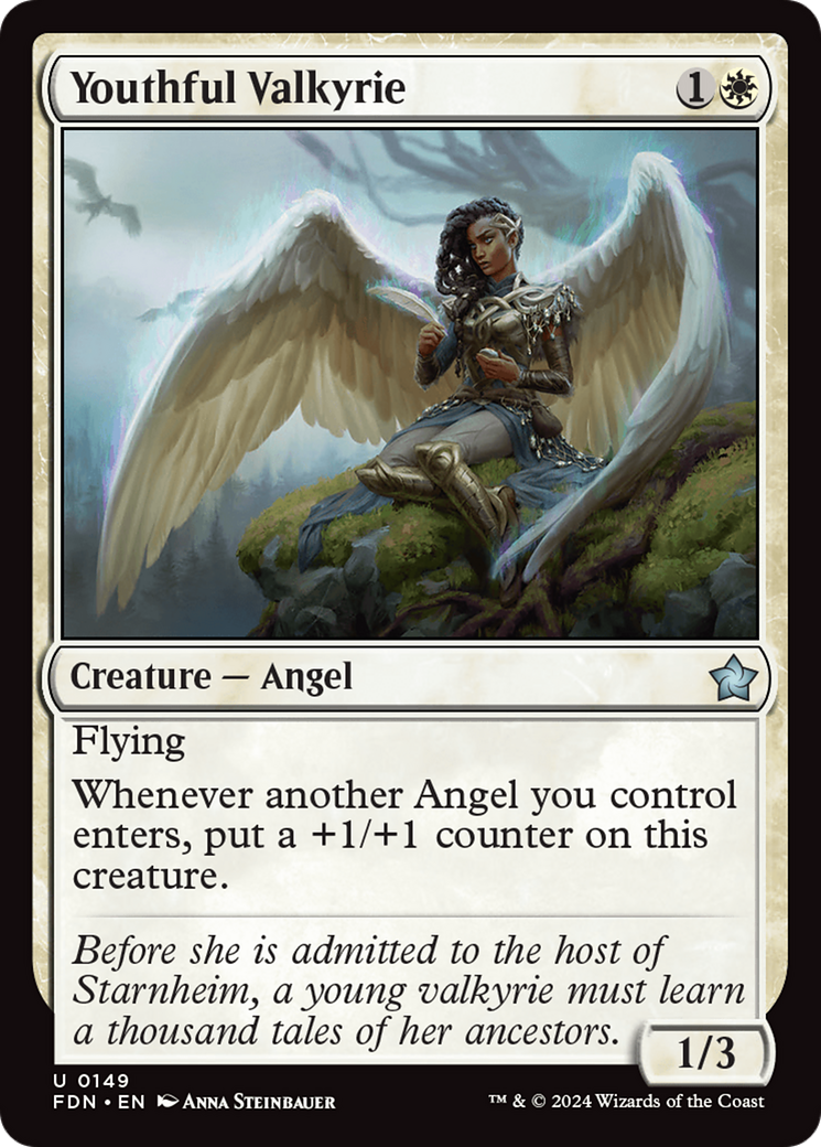 Youthful Valkyrie (FDN-149) - Foundations Foil [Uncommon]