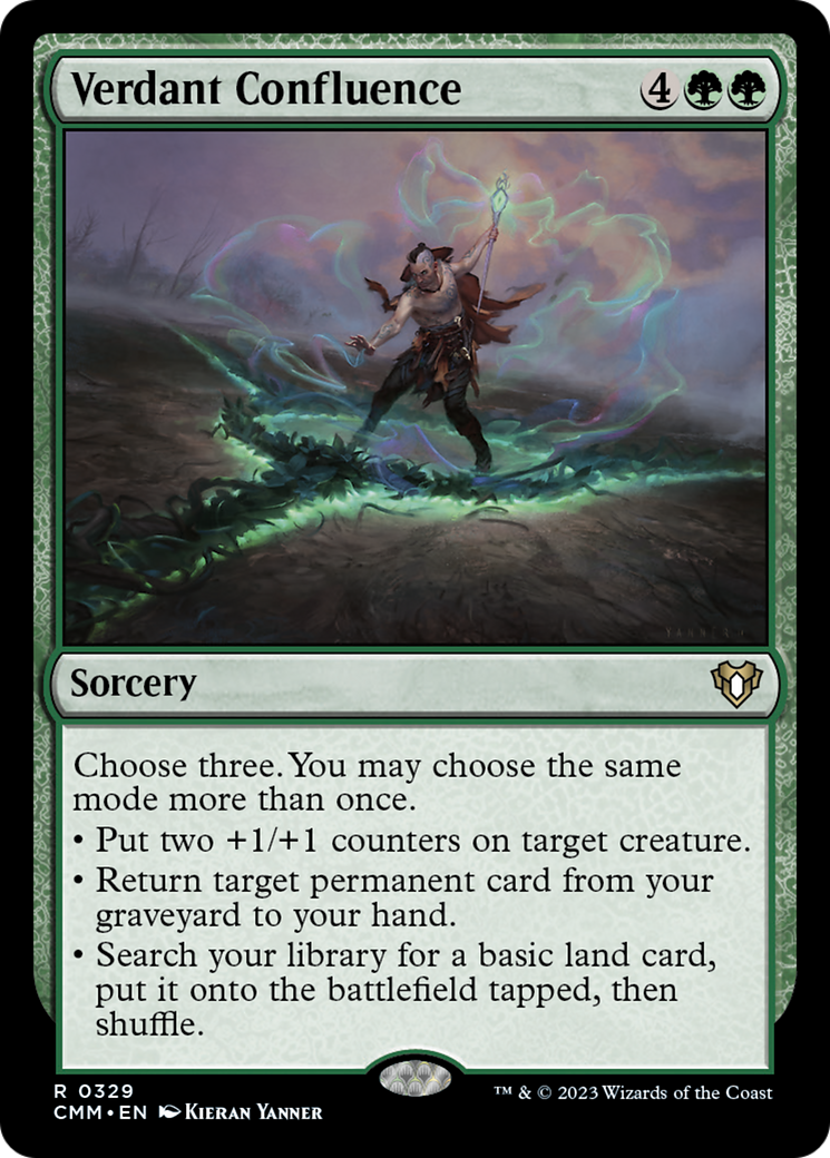 Verdant Confluence (CMM-329) - Commander Masters [Rare]