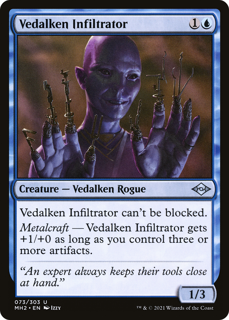 Vedalken Infiltrator (MH2-073) - Modern Horizons 2 Foil [Uncommon]