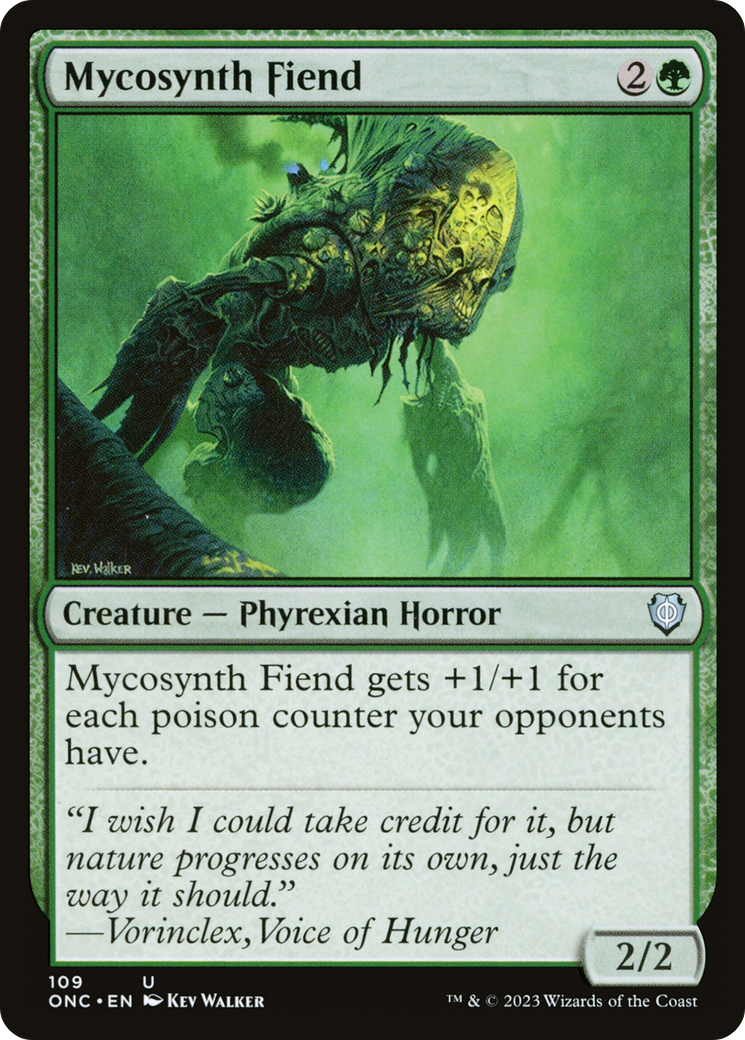 Mycosynth Fiend (ONC-109) - Phyrexia: All Will Be One Commander [Uncommon]