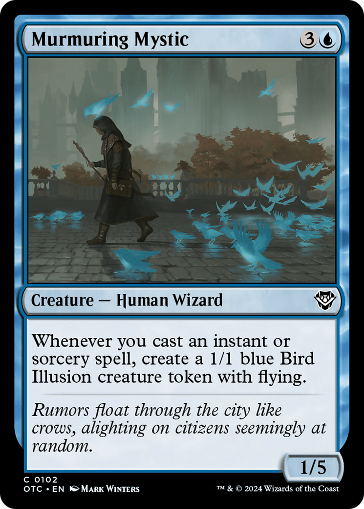 Murmuring Mystic (OTC-102) - Outlaws of Thunder Junction Commander [Common]