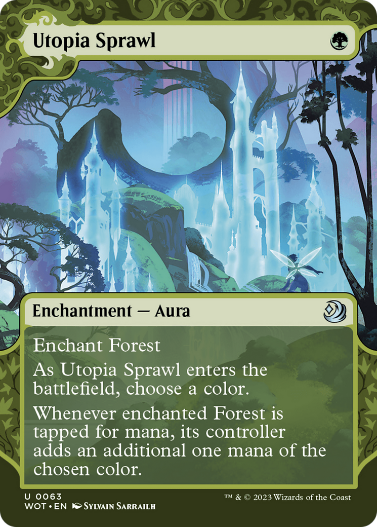 Utopia Sprawl (WOT-063) - Wilds of Eldraine: Enchanting Tales: (Showcase) (Borderless) [Uncommon]