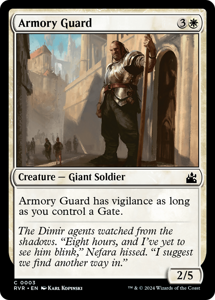 Armory Guard (RVR-003) - Ravnica Remastered [Common]