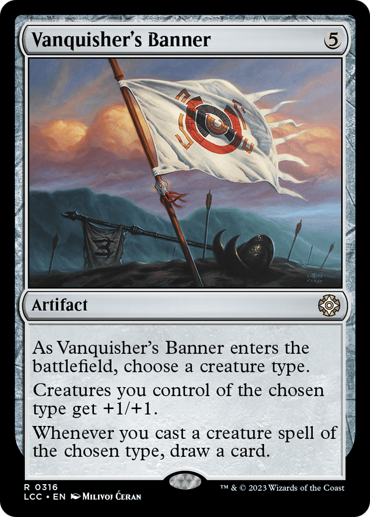 Vanquisher's Banner (LCC-316) - The Lost Caverns of Ixalan Commander [Rare]