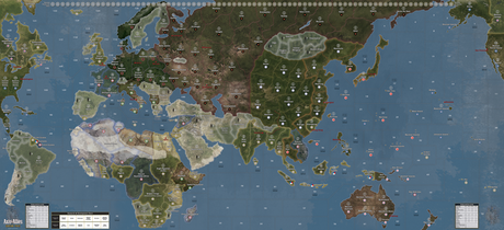 Axis & Allies 1940 Global Map