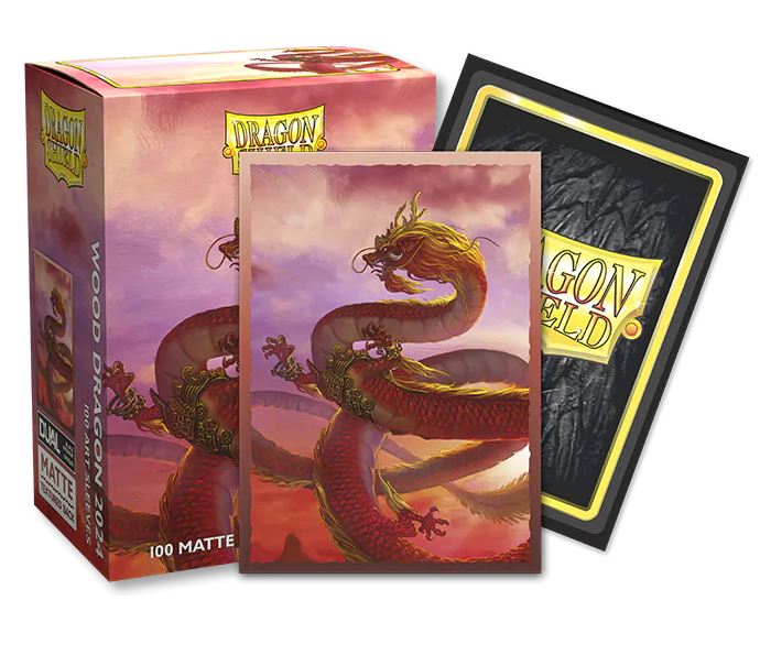 Dragon Shield - Limited Edition Matte Dual Art Sleeves: Wood Dragon 2024 (100ct)