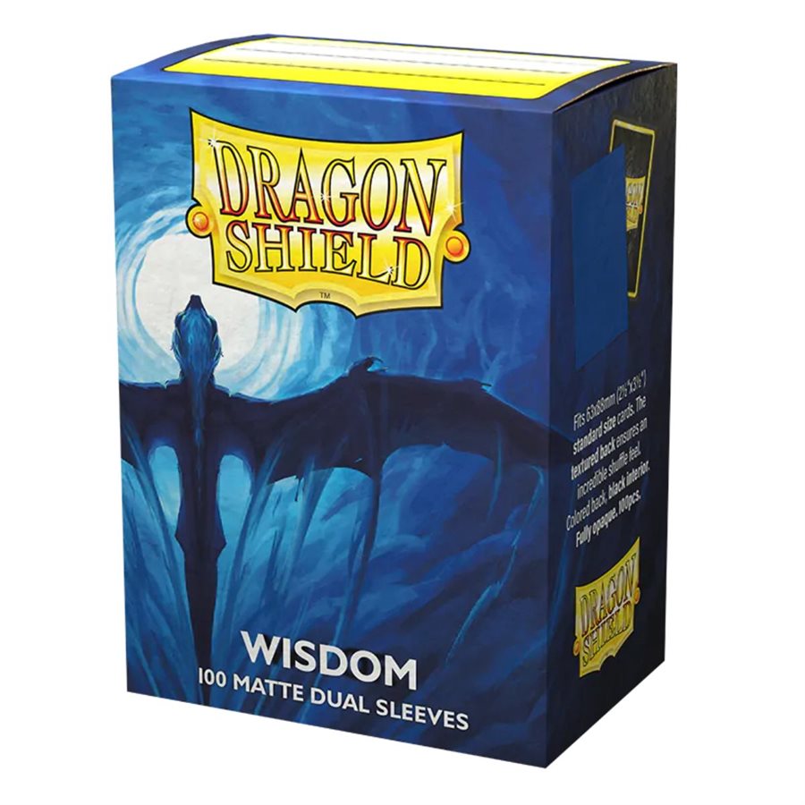 Dragon Shield - Matte Dual Sleeves: Wisdom (Blue) (100ct)