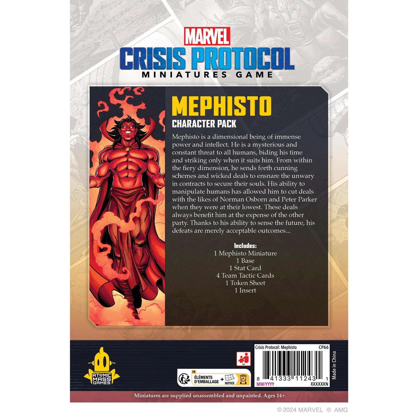 Marvel: Crisis Protocol – Mephisto Character Character Pack (Box Damage)