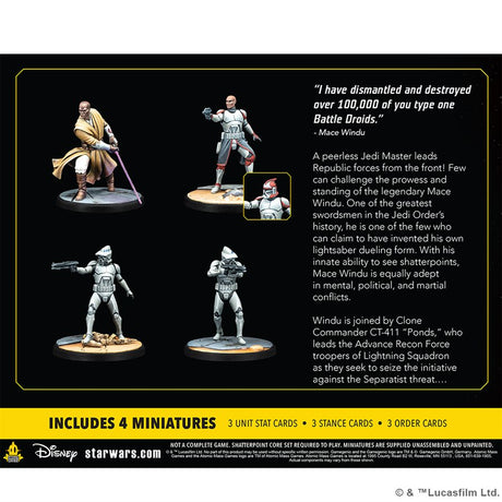 Star Wars: Shatterpoint – This Party's Over: Mace Windu Squad Pack