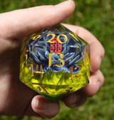 Sirius Dice - D20 Magic: The Gathering Black Lotus (54mm)