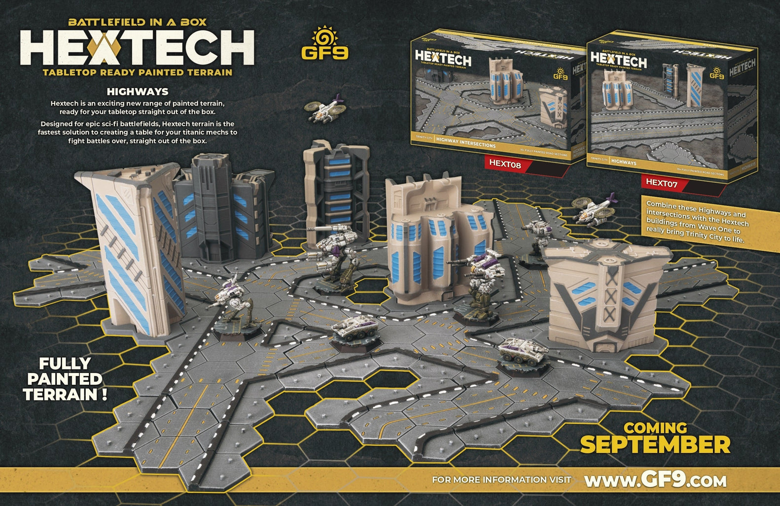 Battlefield in a Box - Hextech - Highways Intersections