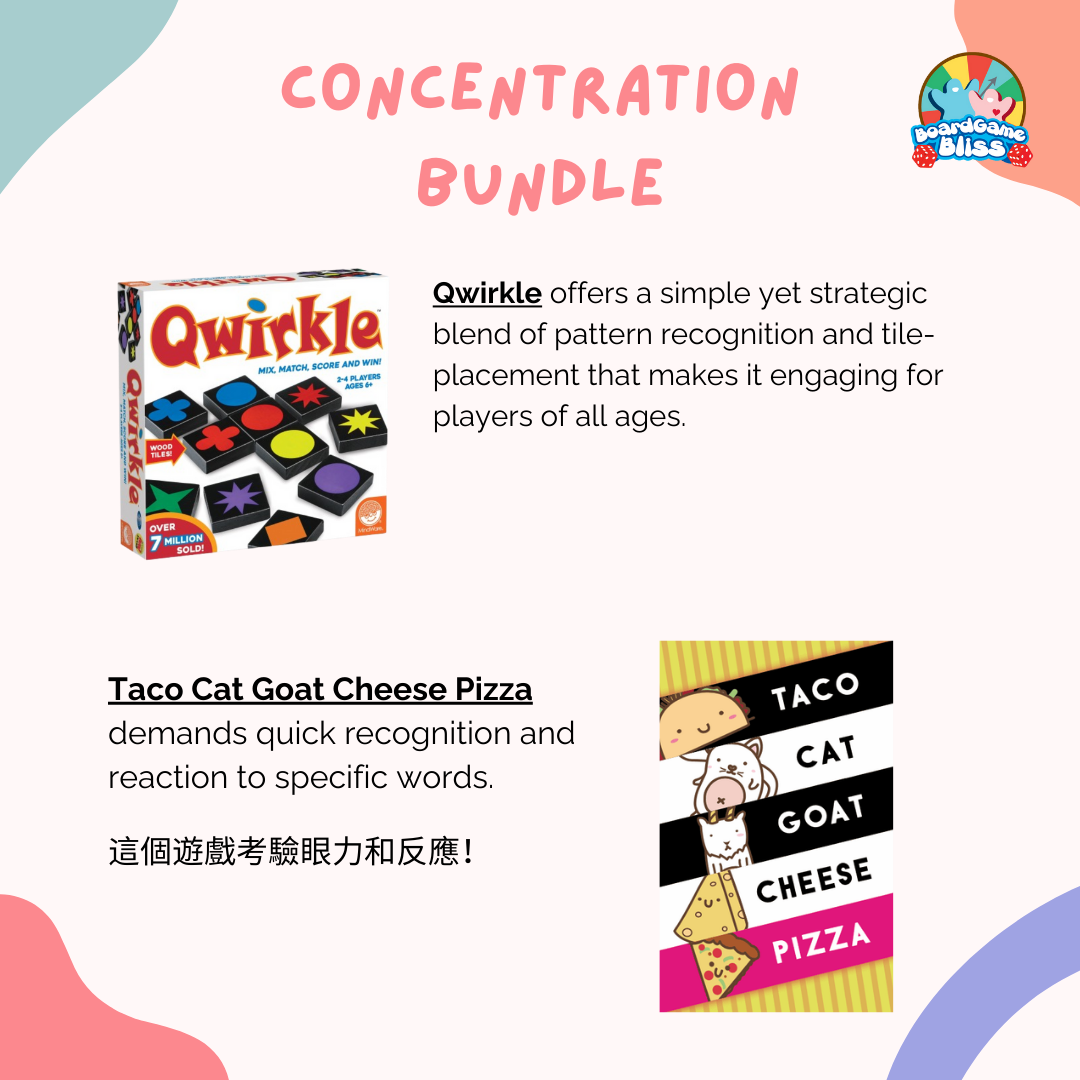 Concentration Boardgame Bundle