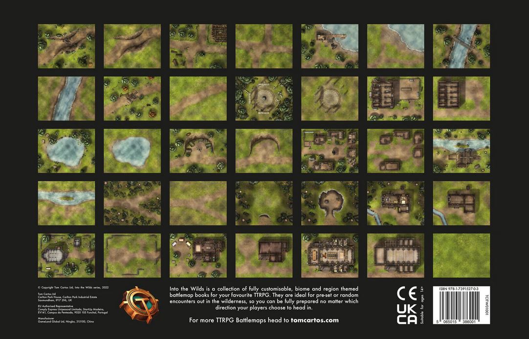 Into the Wilds Battlemap Books - Forests & Villages *PRE-ORDER*