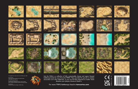 Into the Wilds Battlemap Books - Deserts & Jungles *PRE-ORDER*